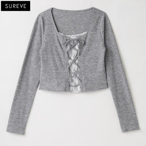 レディース　レースアッププルオーバー（SUREVE）