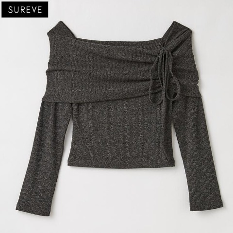 レディース　オフショルプルオーバー（SUREVE）