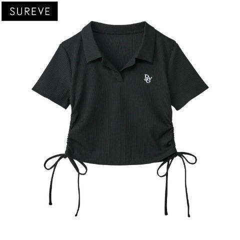 レディース　襟付きドロストプルオーバー（SUREVE）