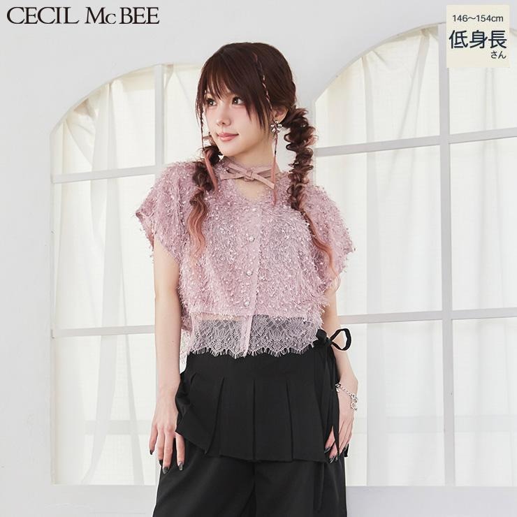 レディース【低身長】 肩開きプルオーバー（田中れいな×CECIL McBEE