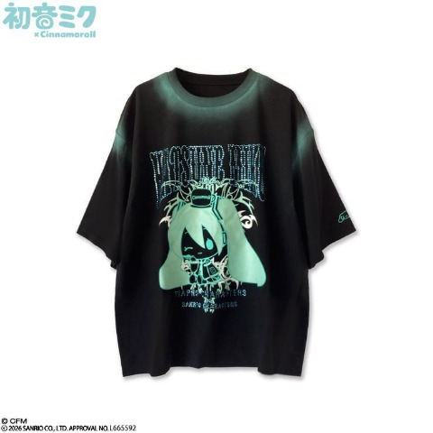 レディース　Tシャツ（シナモロール×初音ミク）