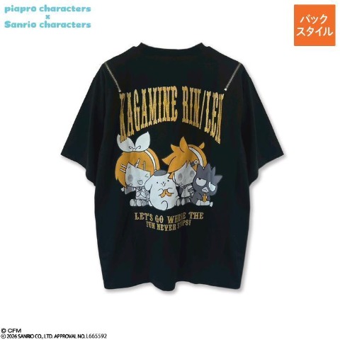 レディース　Tシャツ（ポムポムプリン×バッドばつ丸×リンレン）