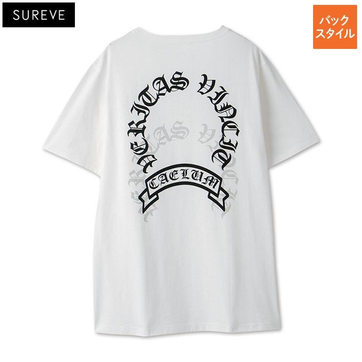 Luvstar Tシャツ ホワイト XS レディース バックロゴオーバーTシャツ（SUREVE） | アベイル