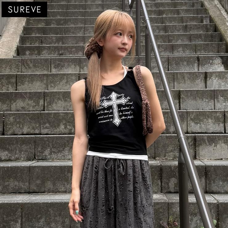 レディース クロスロゴタンクトップ（SUREVE） | アベイル | しまむら