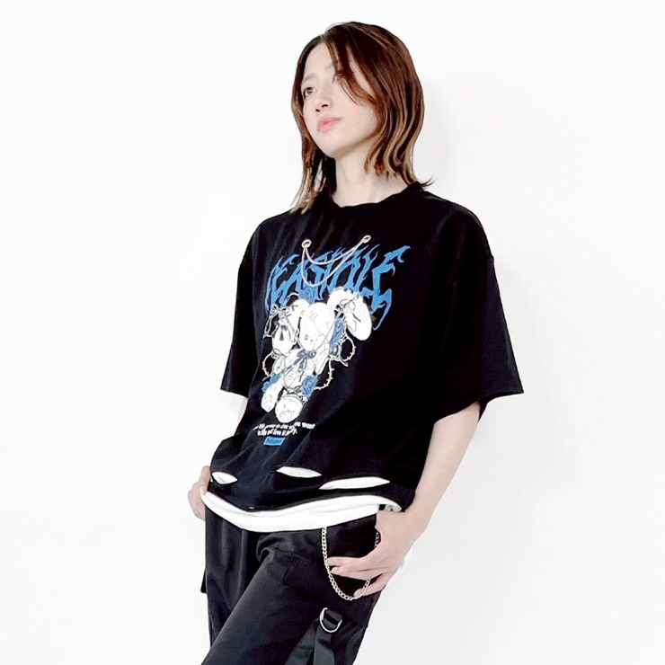 レディース ダメージTシャツ（RAD FOUR REAL） | アベイル | しまむら
