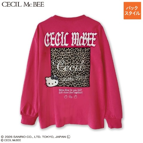 レディース　プルオーバー（ハローキティ×CECIL McBEE）