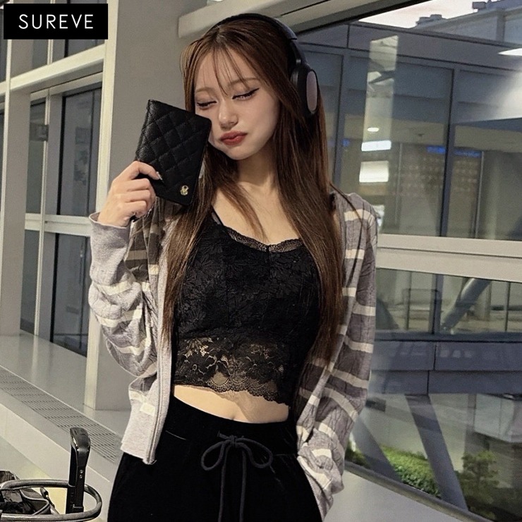 レディース カップ付レースキャミソール（Shoko×SUREVE） | アベイル