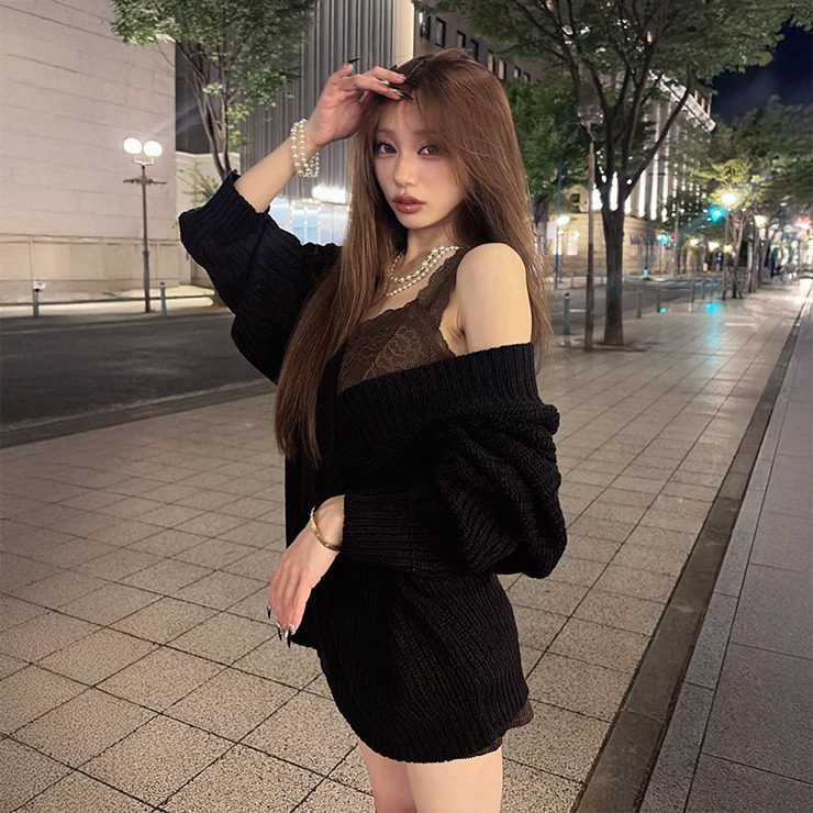 レディース【低身長】 カップ付レースキャミソール（Shoko×SUREVE