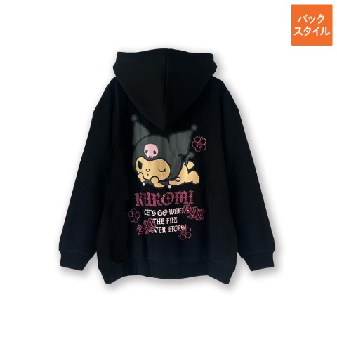 レディース　ジップパーカ（クロミ）