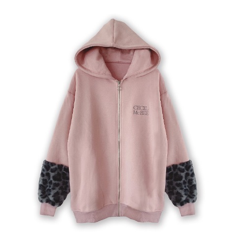レディース　ジップパーカ（クロミ）