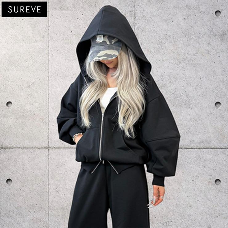 レディース スウェットジップパーカ（Mari Maekawa×SUREVE