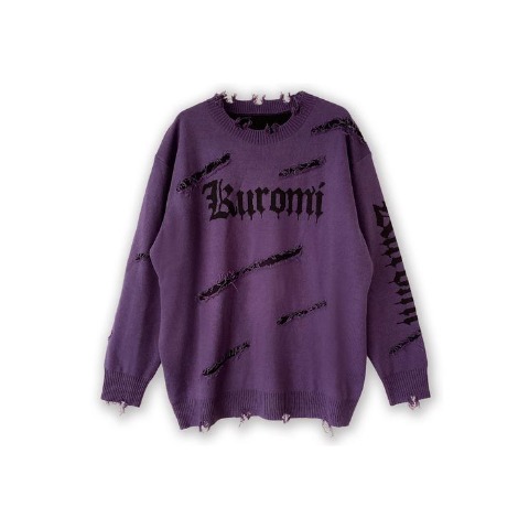 レディース　ニットプルオーバー（クロミ）