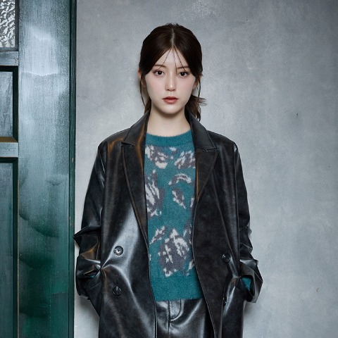 レディース　ニットプルオーバー (SUREVE BLACK）