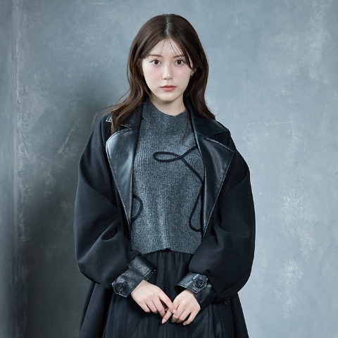 レディース　ニットプルオーバー (SUREVE BLACK）