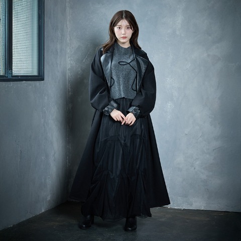 レディース　ニットプルオーバー (SUREVE BLACK）