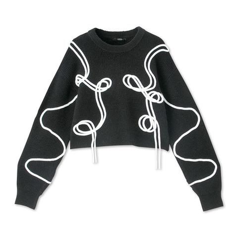 レディース　ニットプルオーバー (SUREVE BLACK)