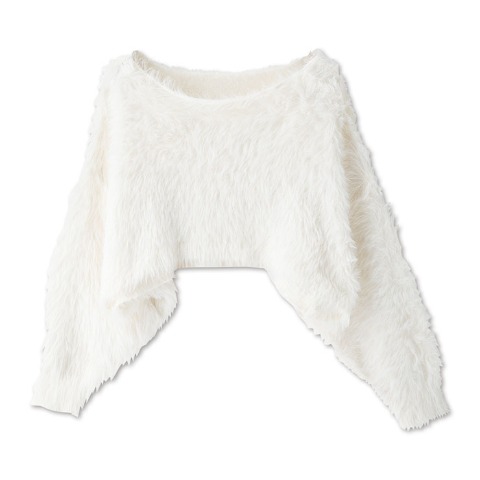 レディース【SSP・SP・M・L】　シャギーニットプルオーバー（Shoko×SUREVE）