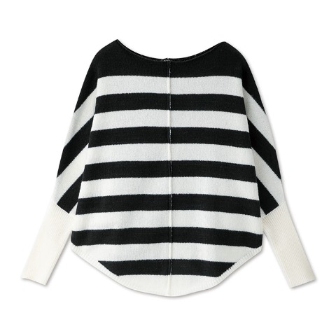 レディース【SSP・SP・M】　ボーダー柄ニットプルオーバー（Shoko×SUREVE）