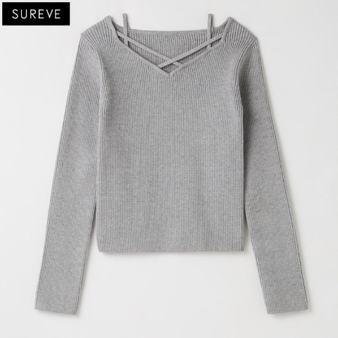 レディース　クロスニットプルオーバー（SUREVE）