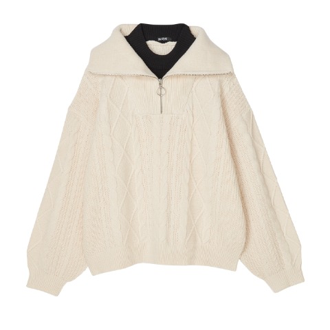 レディース　レイヤードニットプルオーバー (SUREVE）