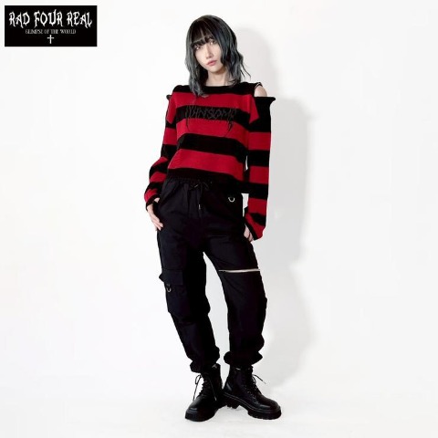 レディース　ニットプルオーバー（RAD FOUR REAL）