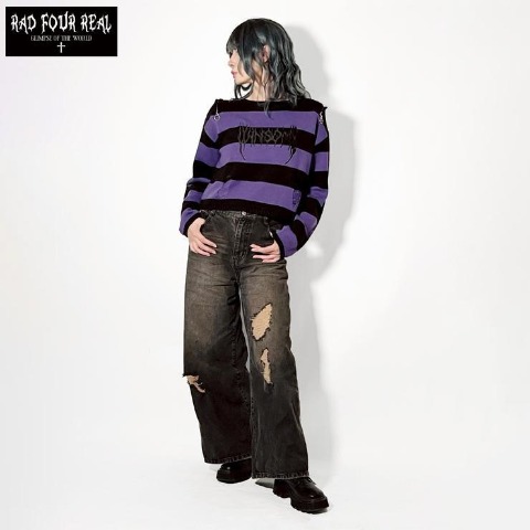 レディース　ニットプルオーバー（RAD FOUR REAL）
