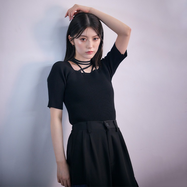 レディース ニットプルオーバー（SUREVE BLACK） | アベイル