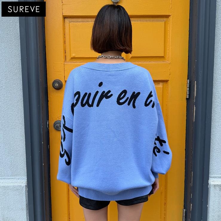 レディース バックロゴニットプルオーバー （SUREVE・TikTok