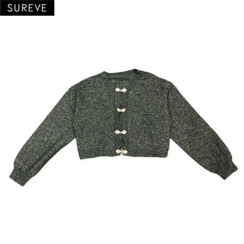 レディース　ニットカーディガン (SUREVE BLACK）