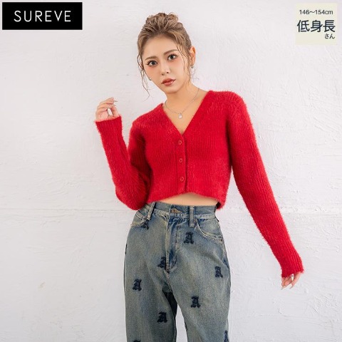 レディース【SP・M】　ニットカーディガン（AN×SUREVE）