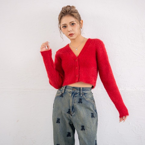 レディース【SP・M】　ニットカーディガン（AN×SUREVE）