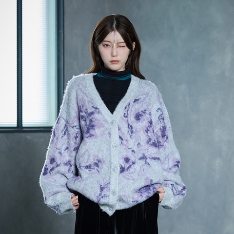 レディース　 ニットカーディガン (SUREVE BLACK）