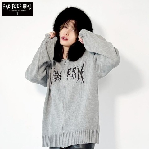 レディース　ジップパーカ（RAD FOUR REAL）