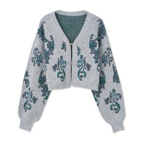 レディース　ニットカーディガン（SUREVE BLACK）