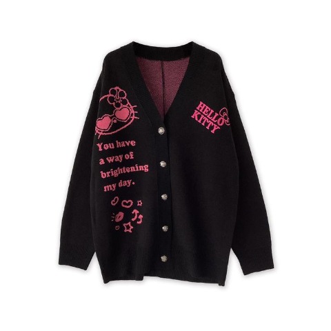 レディース　ニットカーディガン（ハローキティ）