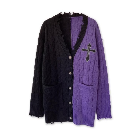 レディース　ニットカーディガン（RAD FOUR REAL）