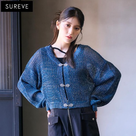 たまちゃん✨MaxMara STUDIO メッシュスリーブカーディガン たまちゃん✨MaxMara STUDIO メッシュスリーブカーディガン たまちゃん
