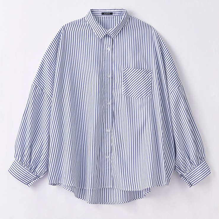 レディース ストライプ柄シャツ（SUREVE) | アベイル 公式