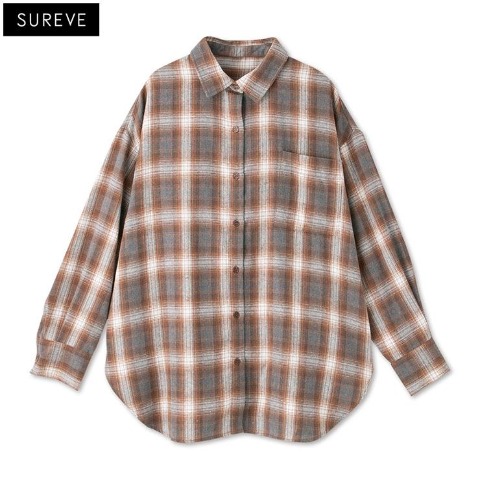 レディース　チェックシャツ（SUREVE）
