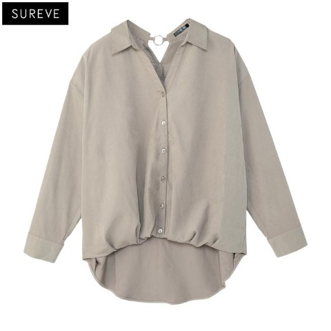 レディース　バックリングシャツ（SUREVE）