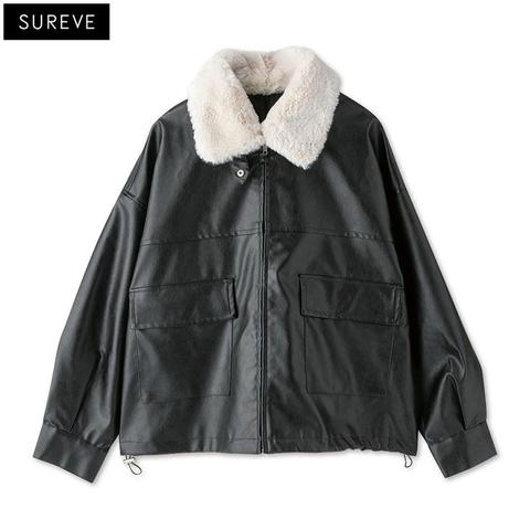 レディース　ティペット付ブルゾン（SUREVE）