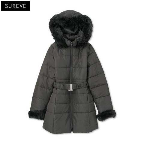 レディース　フード付き中綿コート（SUREVE）