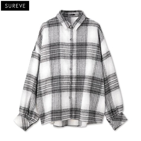 レディース　チェックシャツ（SUREVE)