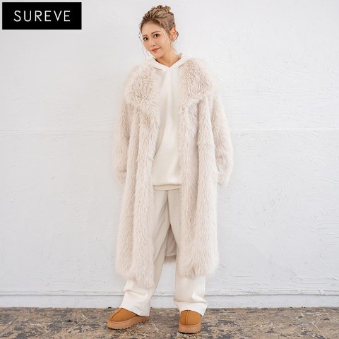 レディース　ロングコート（AN×SUREVE）