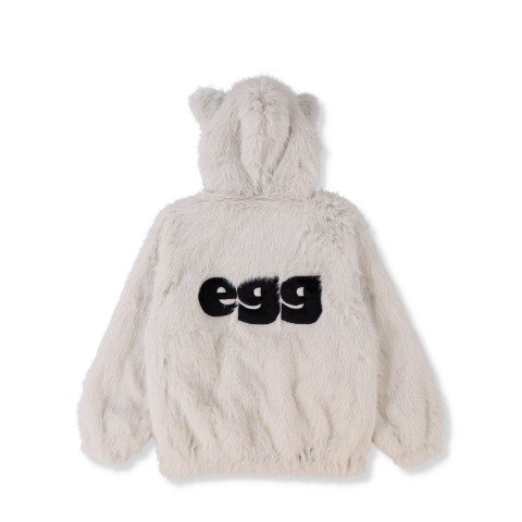 レディース　耳付きファーブルゾン（egg×SUREVE）