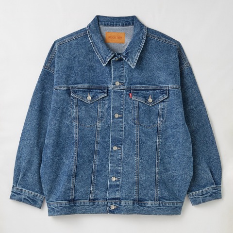 レディース　ケミカルデニムジャケット（SUREVE）