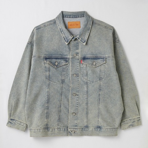 レディース　オーバーダイデニムジャケット（SUREVE）
