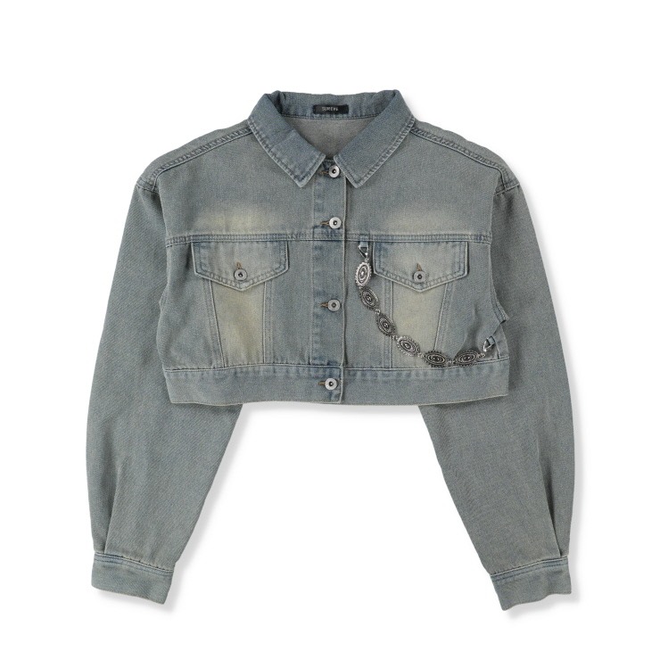 レディース ショート丈デニムジャケット（Shoko×SUREVE） | アベイル