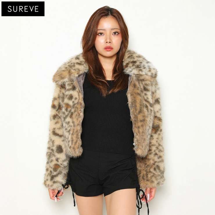 レディース ヒョウ柄ファージャケット（SUREVE） | アベイル 