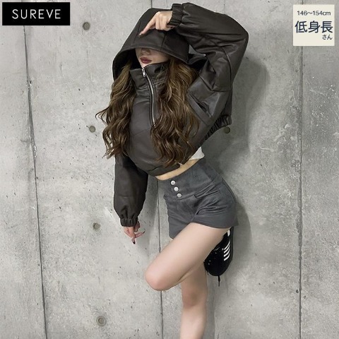 レディース【低身長】　ハイウエストショートパンツ（Shoko×SUREVE）